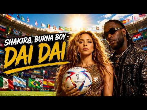 Dai Dai Mundial Fútbol 2026 Shakira y Burna Boy